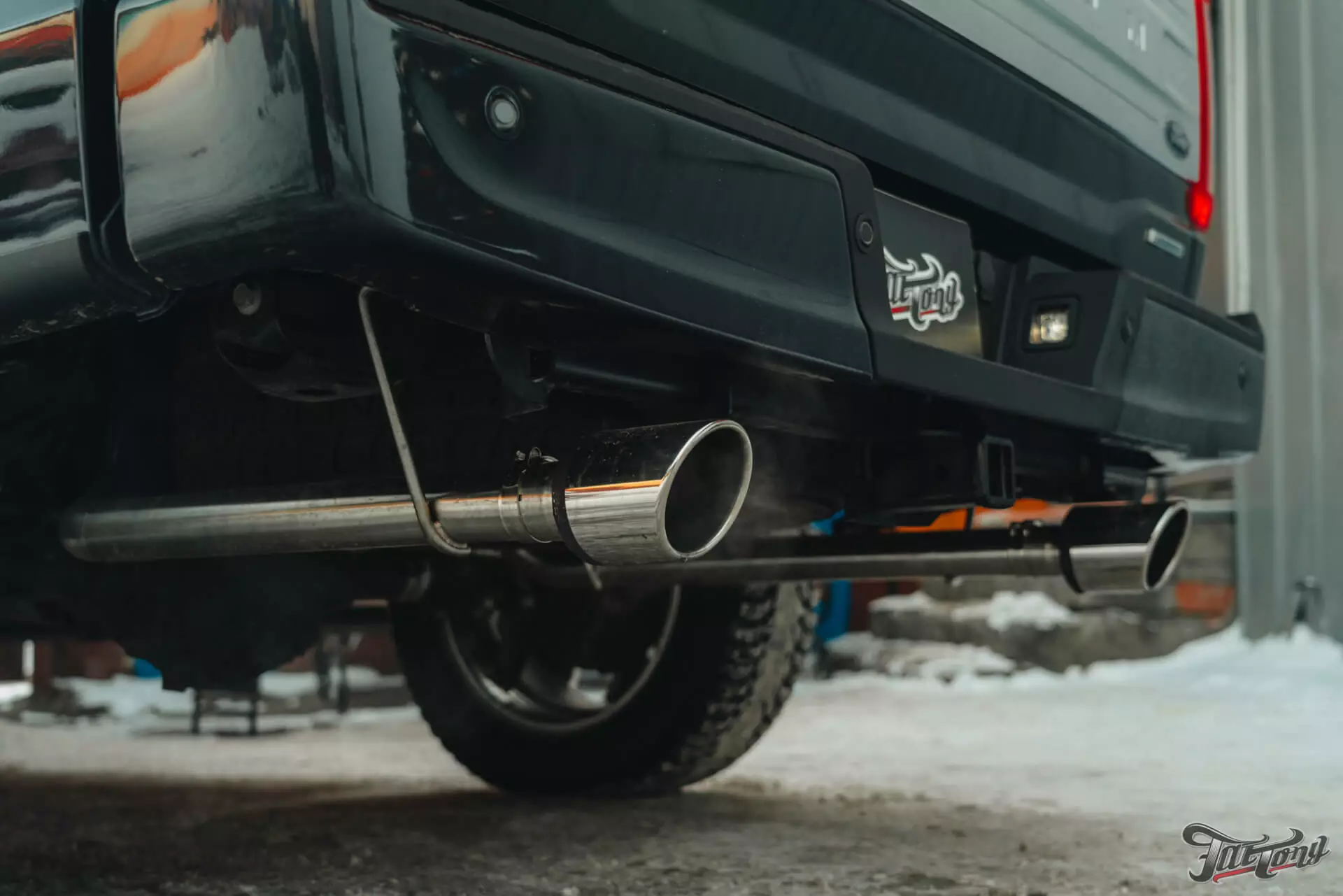 Ford F150. Установка выхлопной системы